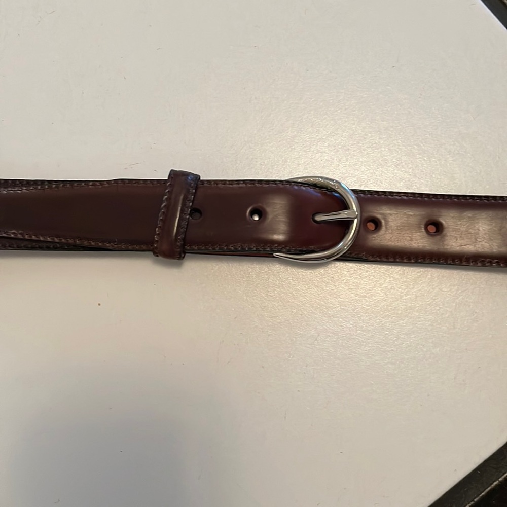 Brooks Brothers shell cordovan belt size 36
